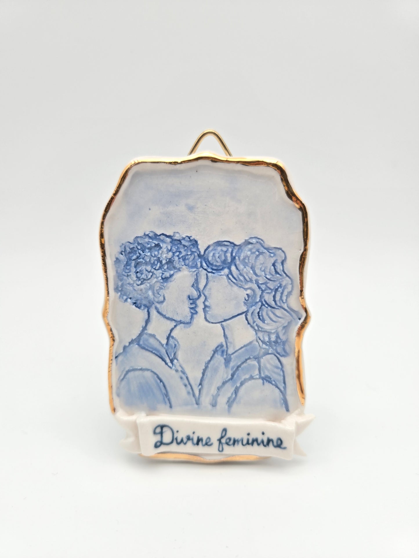 Divine feminine | Porcelain Painting