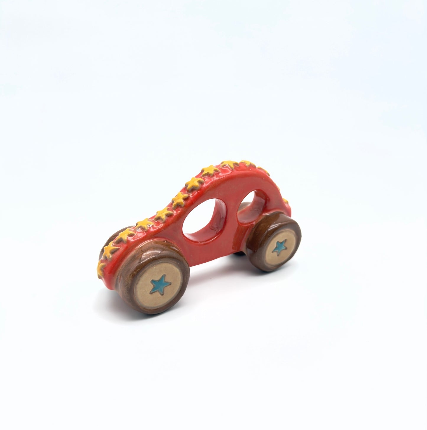 (no) Toy Car ā Red with Star Wheels