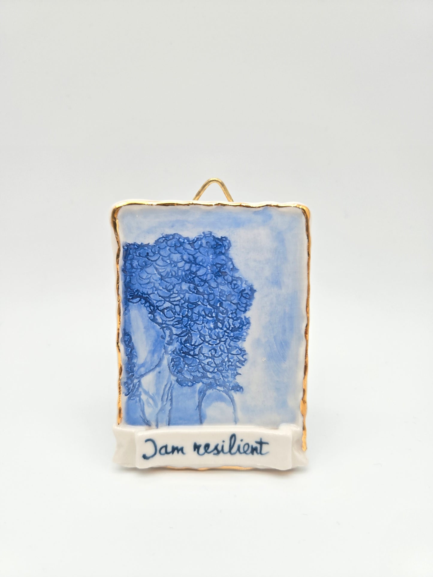 I am resilient | Porcelain Painting