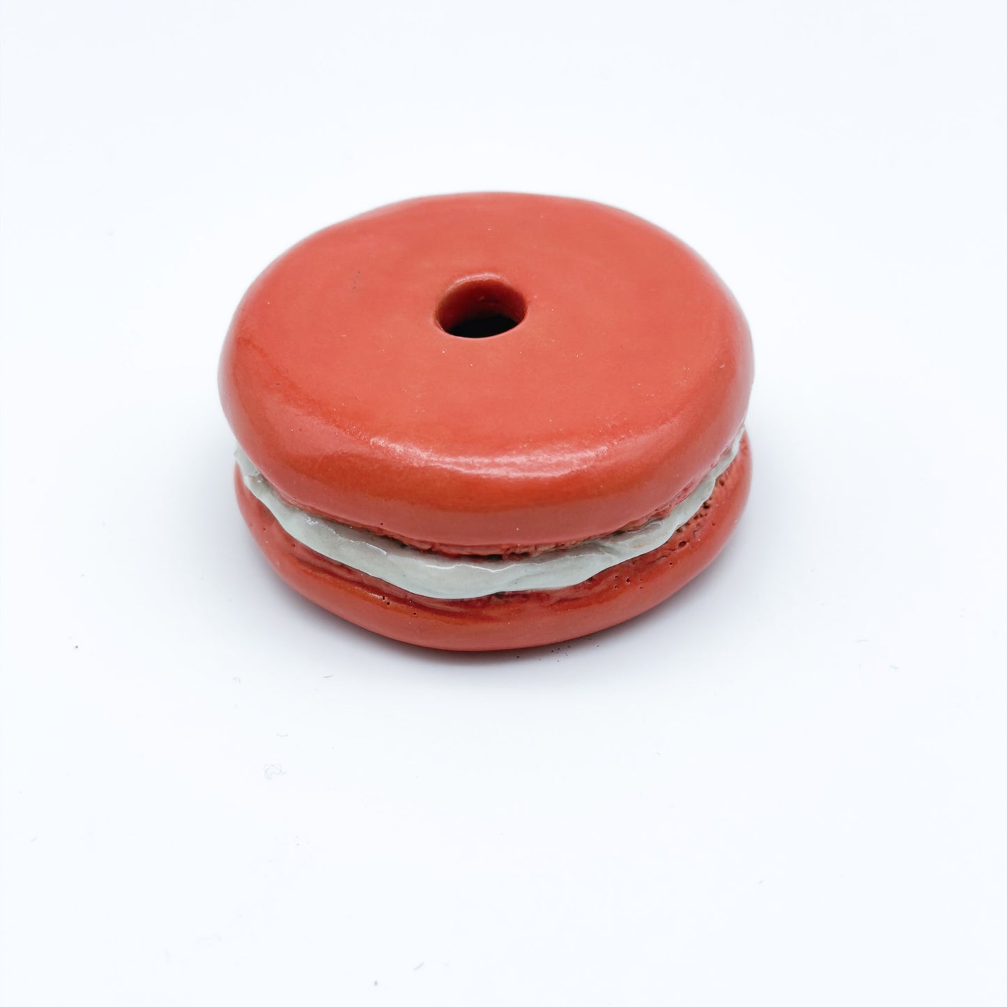 Macaron candle holder dark pink