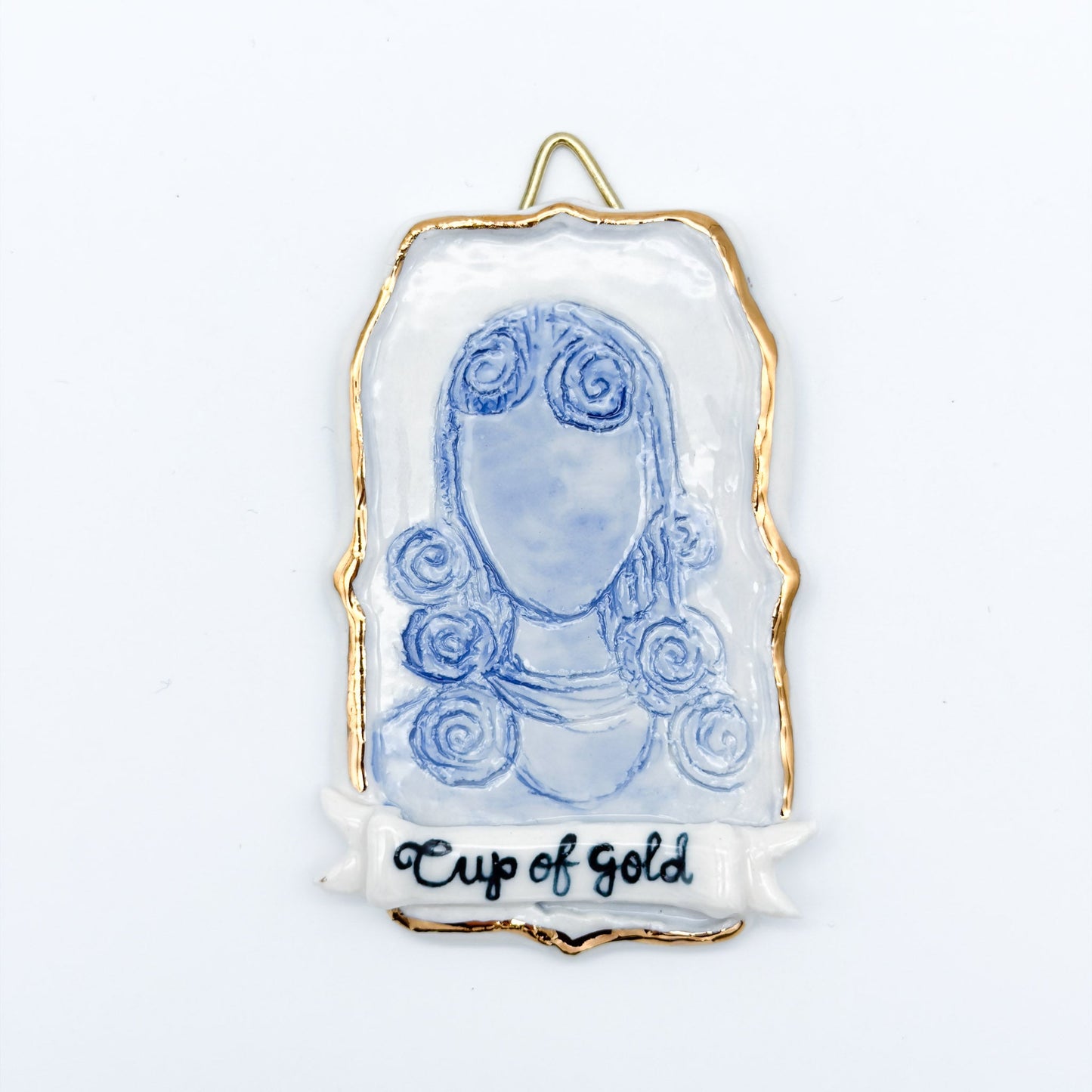 Cup of gold | Porcelain Painting