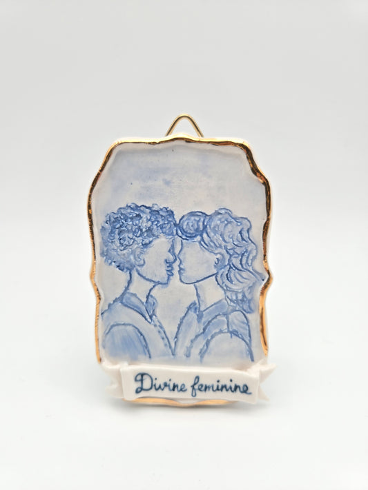 Divine feminine | Porcelain Painting