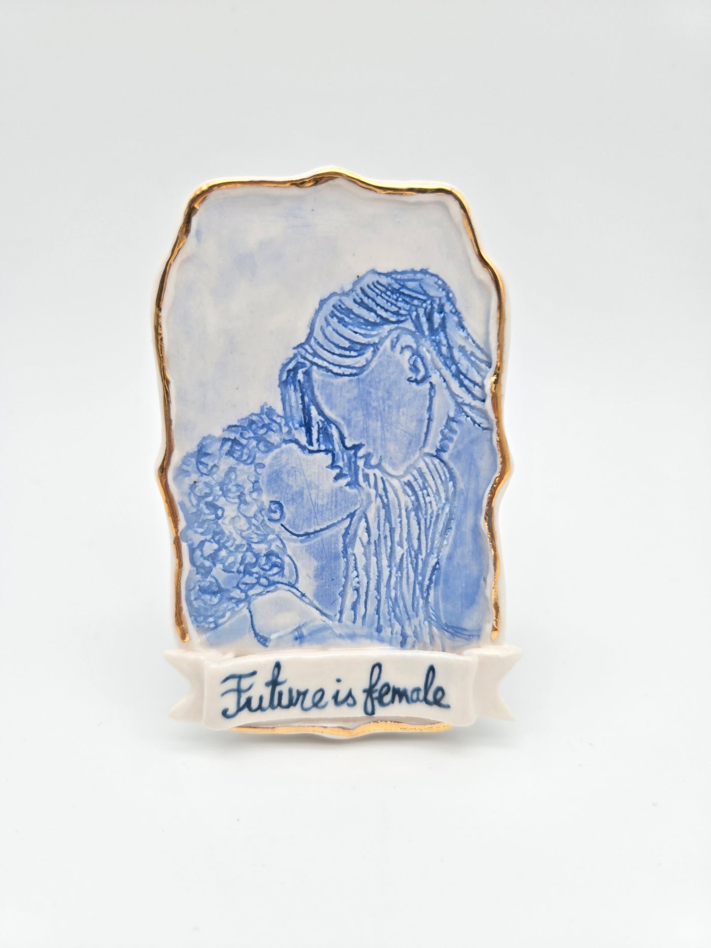 Future is female | Porcelain Painting