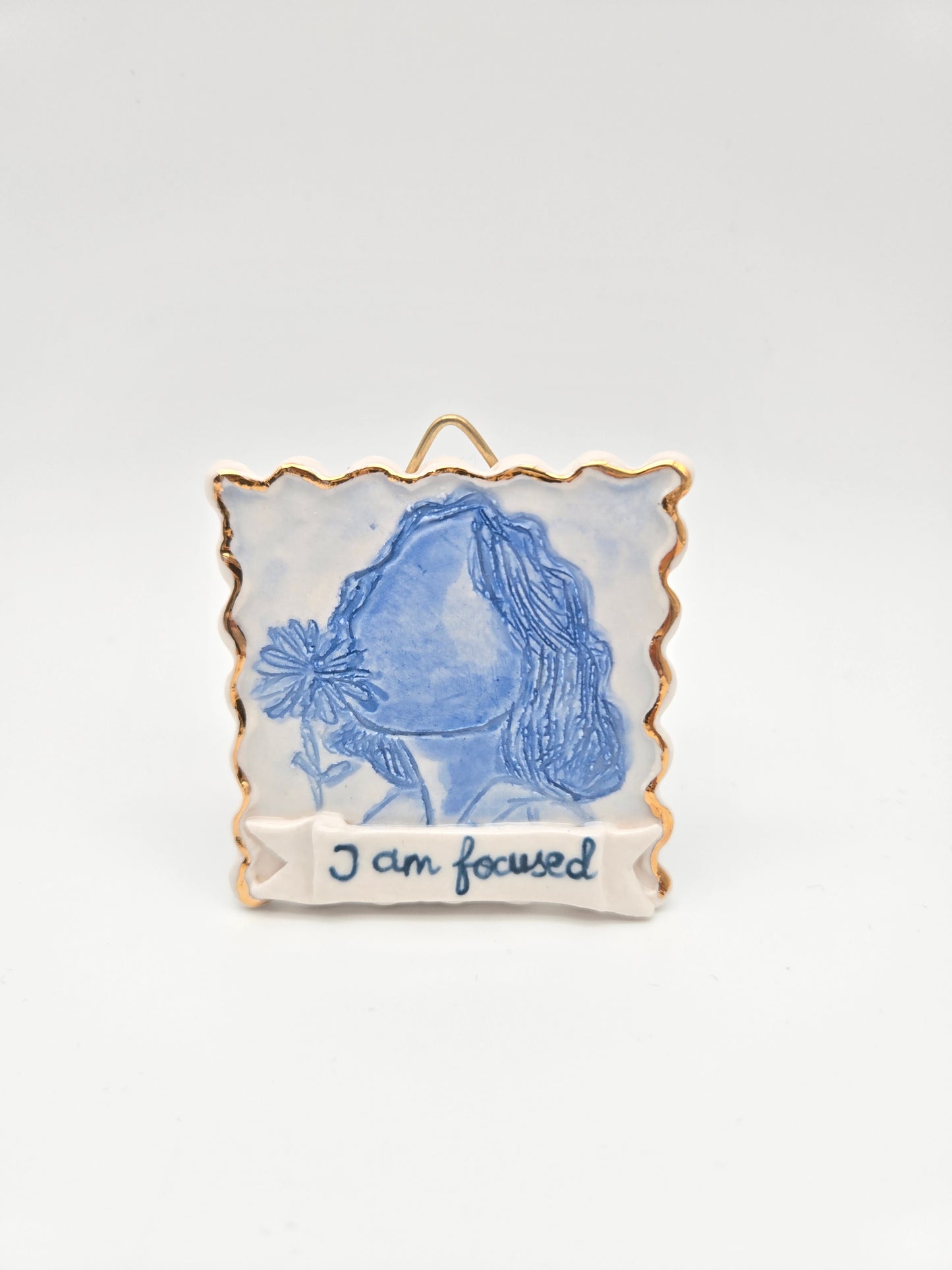I am focused | Porcelain Painting
