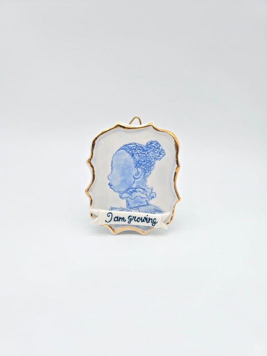 I am growing | Porcelain Painting