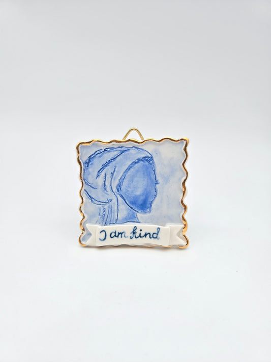 I am kind | Porcelain Painting