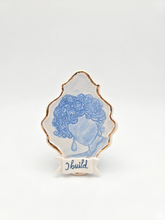 I build | Porcelain Painting