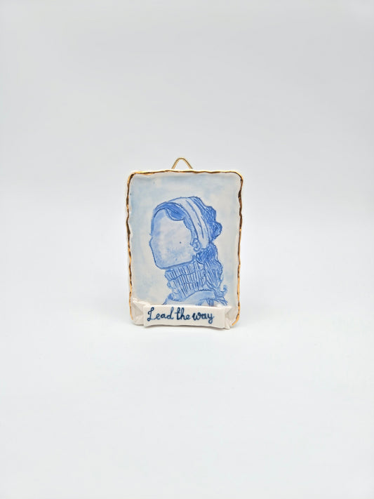 Lead the way | Porcelain Painting