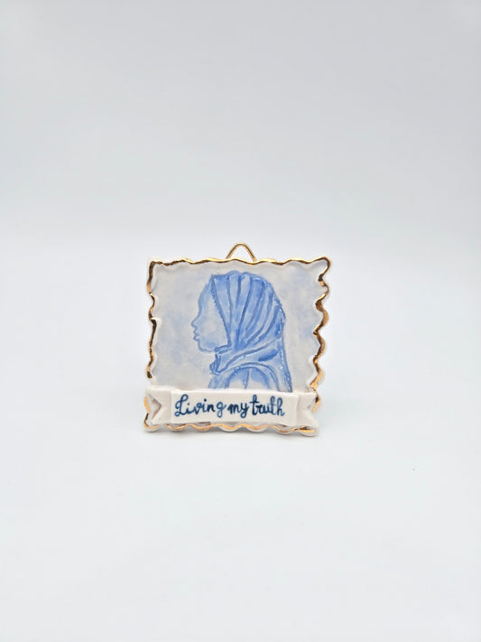 Living my truth | Porcelain Painting