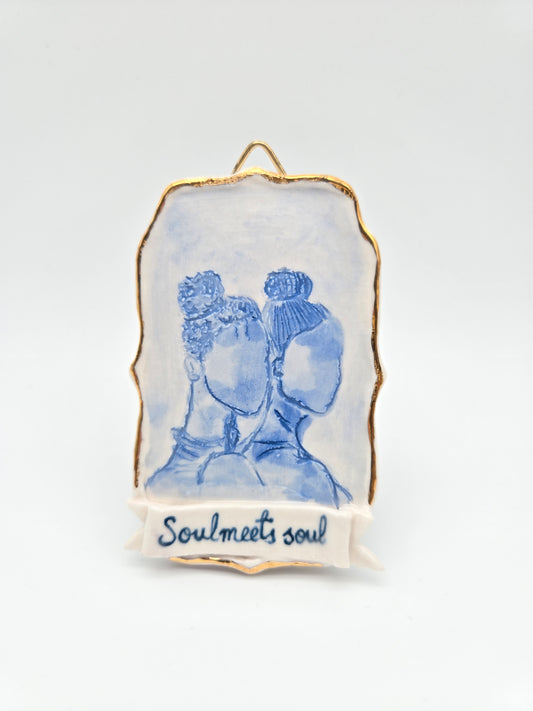 Soul meets soul | Porcelain Painting