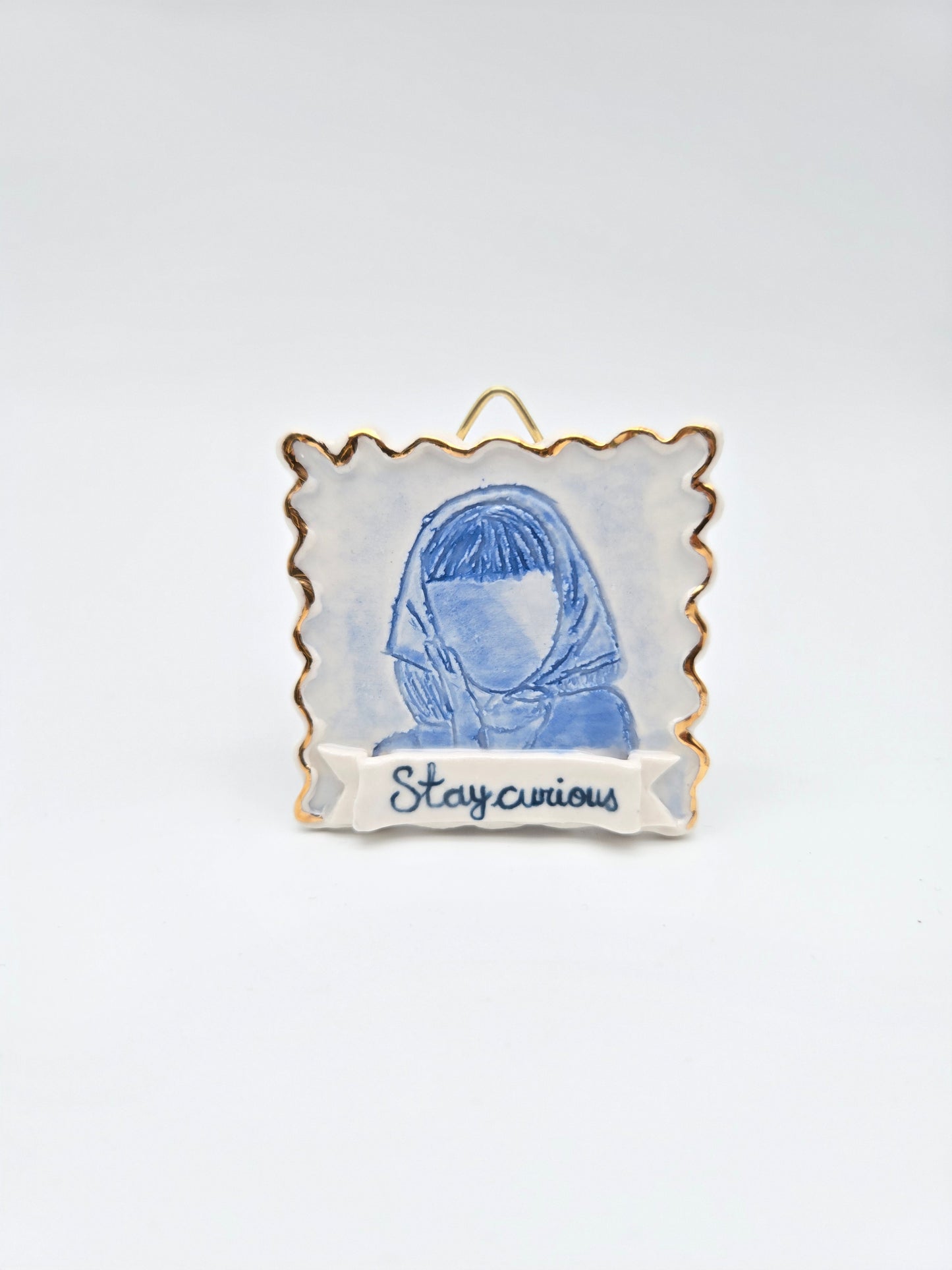 Stay curious | Porcelain Painting