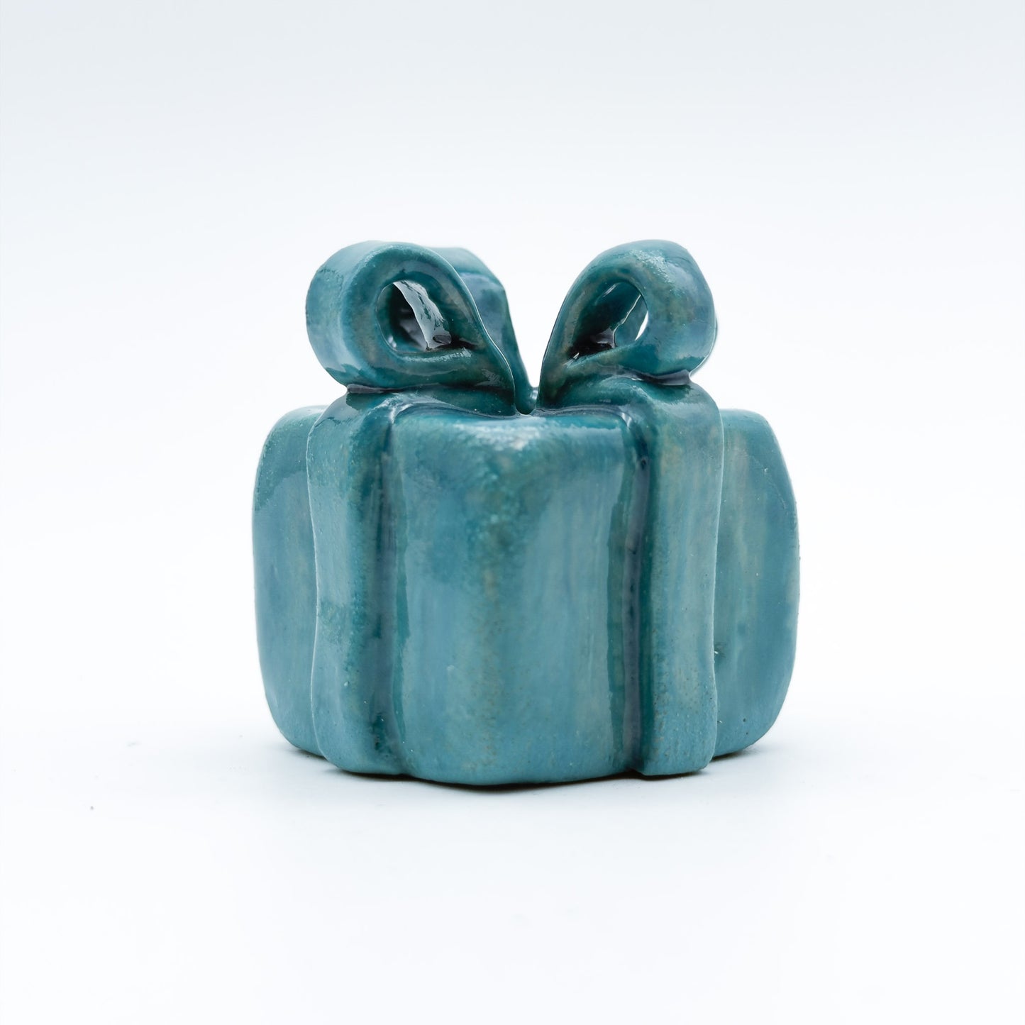 Gift box Candle Holder Light Blue