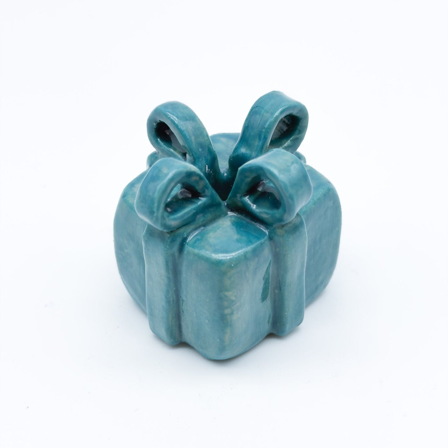 Gift box Candle Holder Light Blue