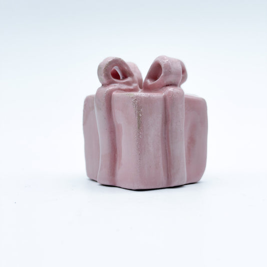 Gift box Candle Holder pink
