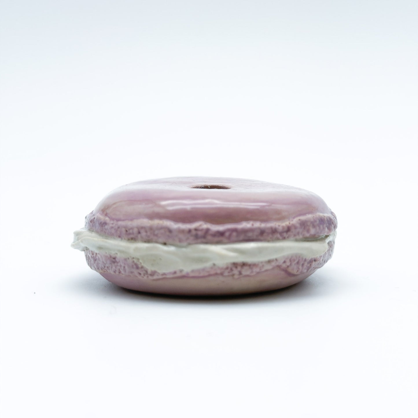 Macaron candle holder grayish purple