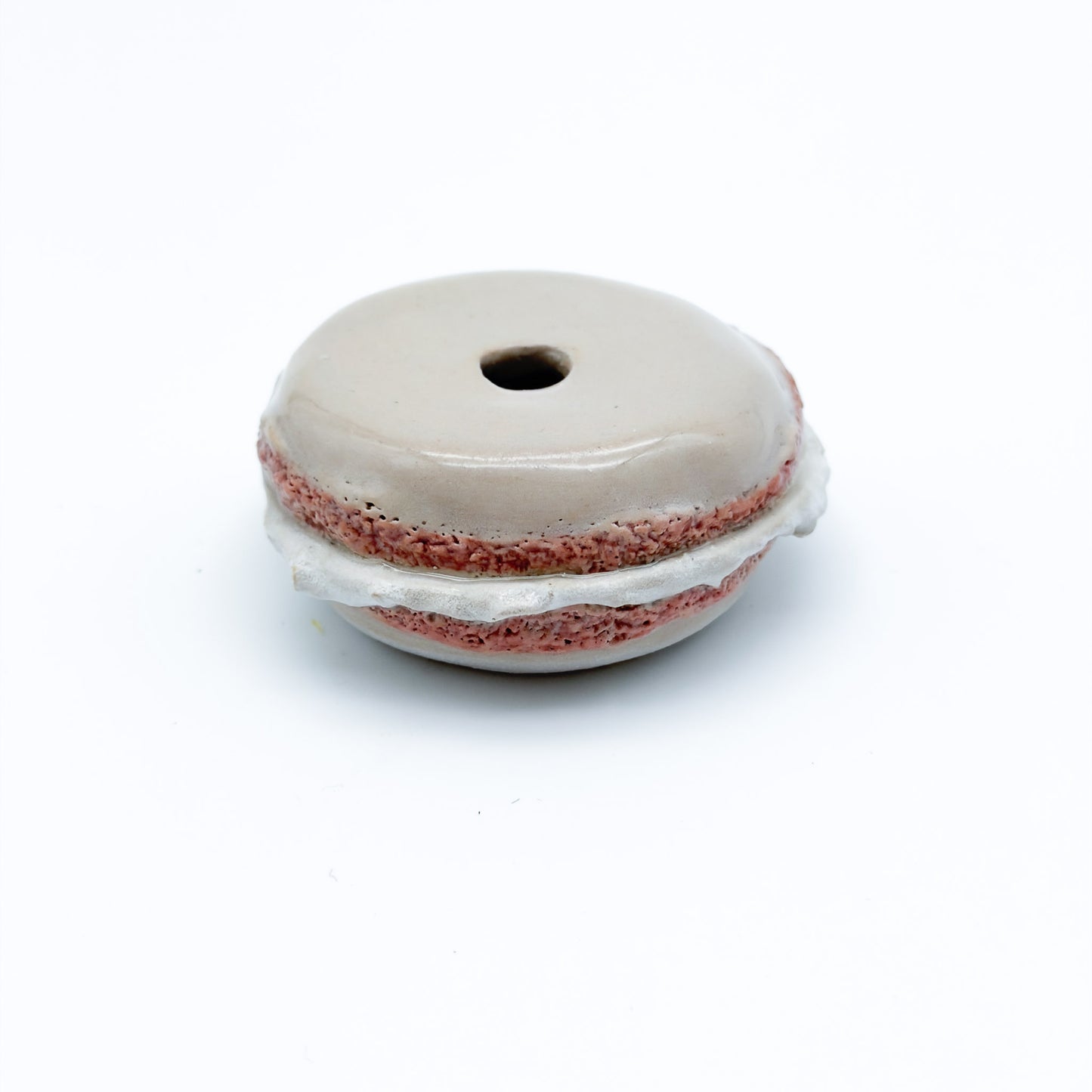 Macaron candle holder grayish purple