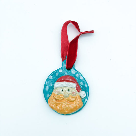 Handmade Ceramic Nutcracker Christmas Ornament 22