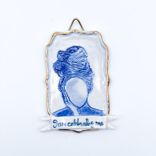 I am celebrating me | Porcelain Painting