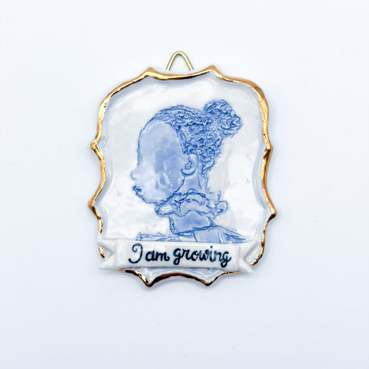 I am growing | Porcelain Painting