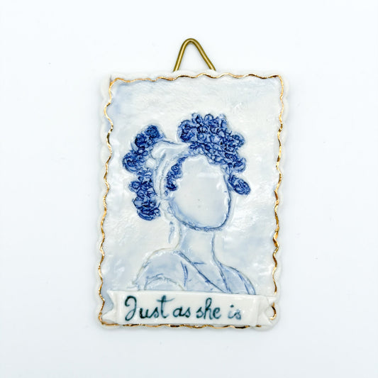 Just as she is | Porcelain Painting