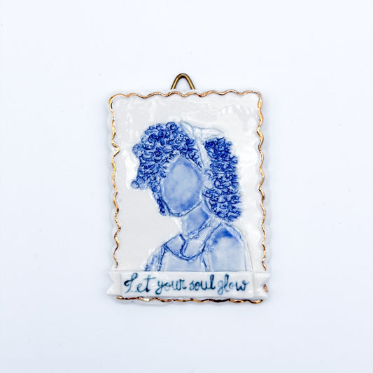 Let your soul glow | Porcelain Painting
