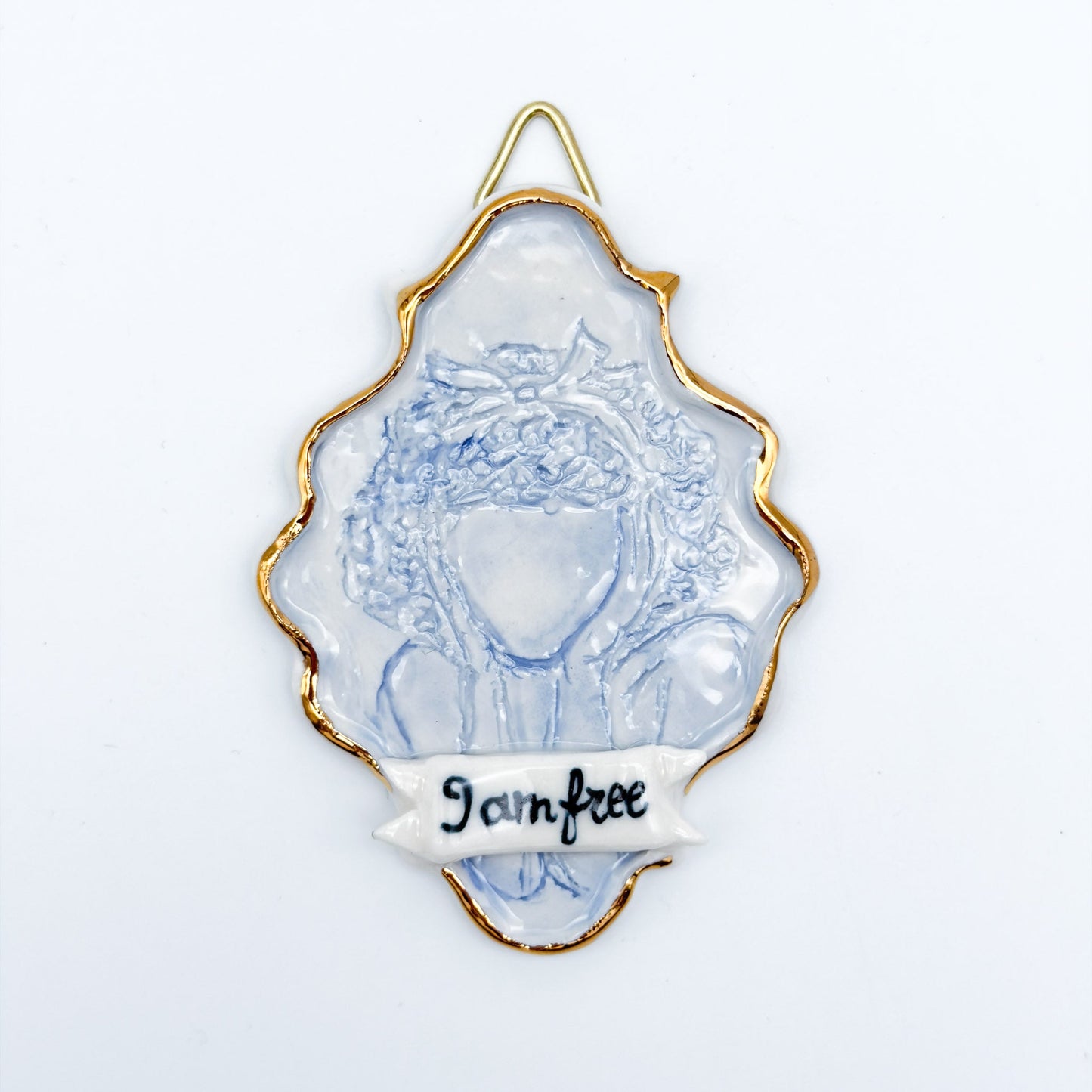 I am free | Porcelain Painting