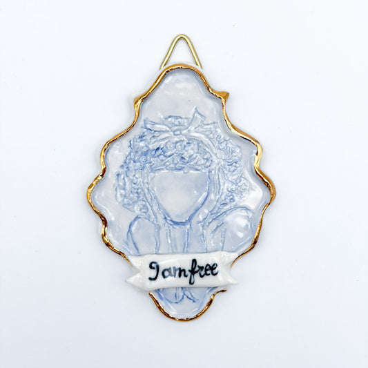 I am free | Porcelain Painting